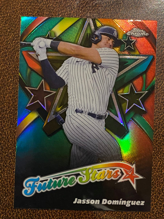 Jasson Dominguez - 2025 Topps Chrome - Future Stars - Yankees