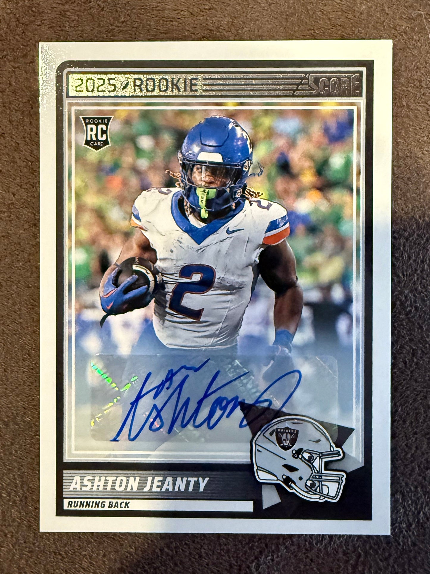 Ashton Jeanty - 2025 Score - Rookie AUTO - Raiders