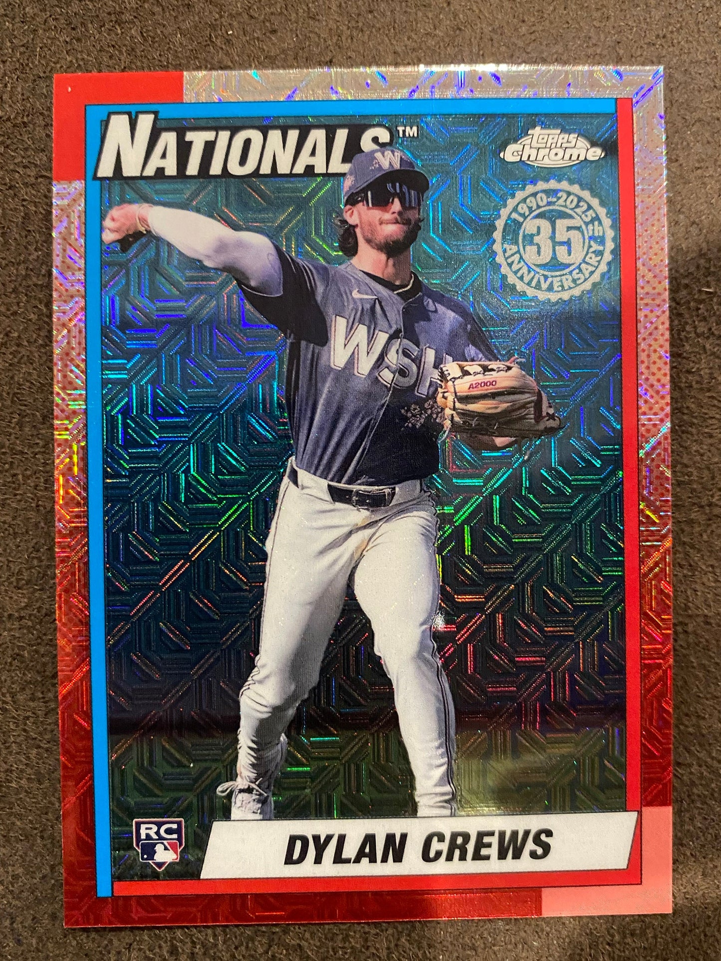 Dylan Crews - 2025 Topps Series 2 - 1990 Mojo Rookie - Nationals