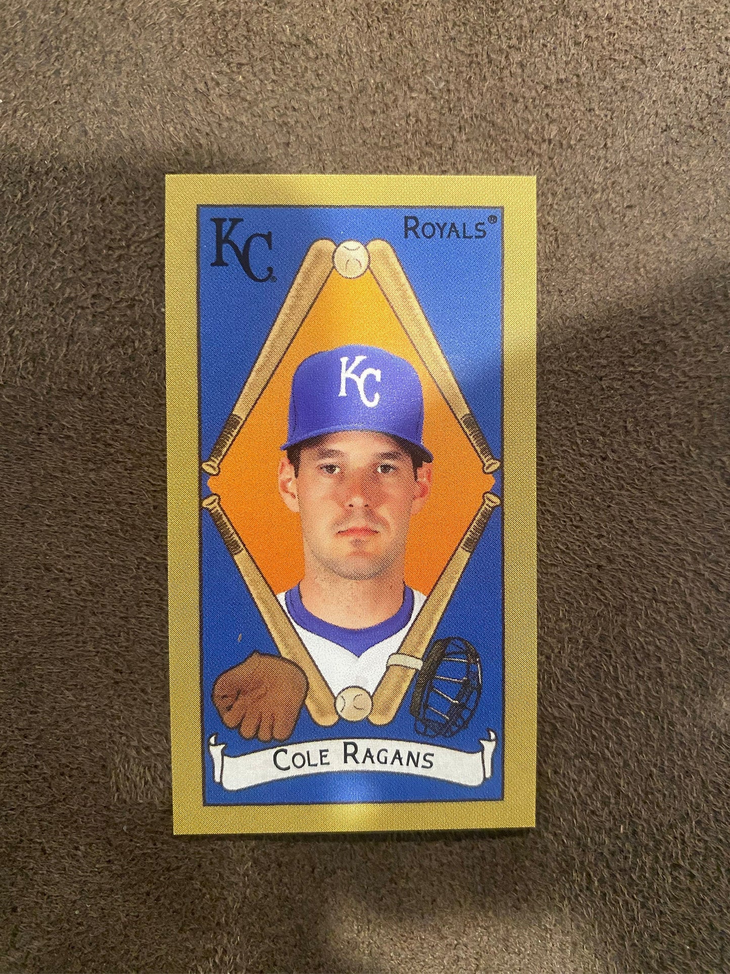 Cole Ragans - 2025 Topps T205 Mini - Sovereign Back (**Corner Whiting**) - Royals