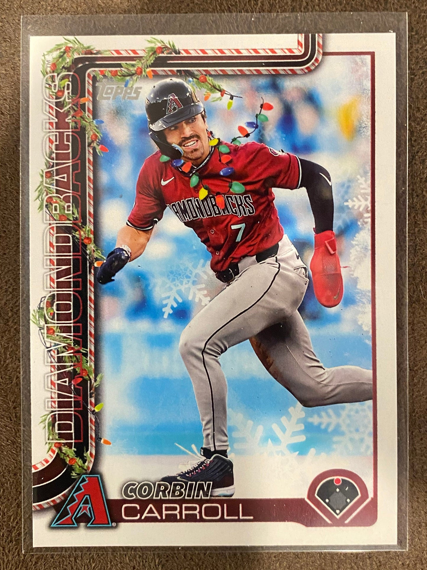 Corbin Carroll - 2025 Topps Holiday - Short Print - Diamondbacks