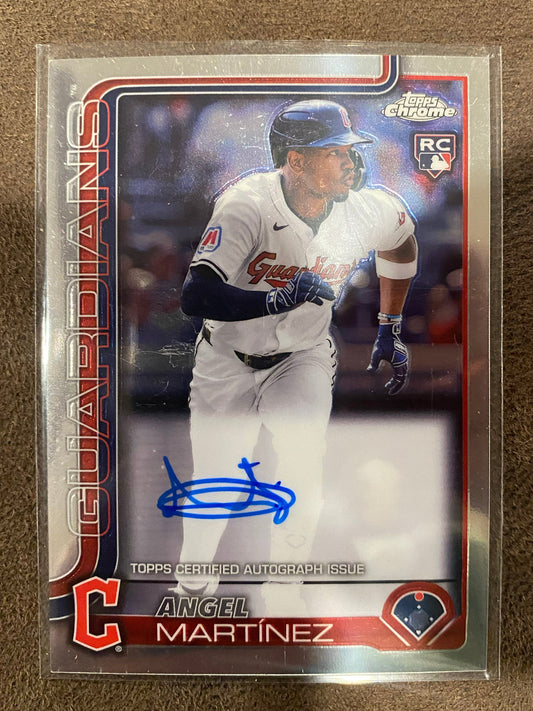 Angel Martinez - 2025 Topps Chrome - Rookie AUTO - Guardians