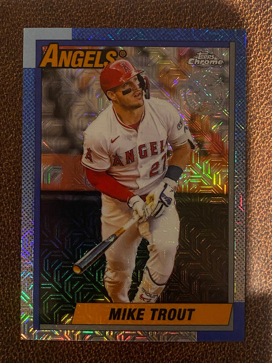 Mike Trout - 2025 Topps Update - 1990 Mojo Refractor - Angels