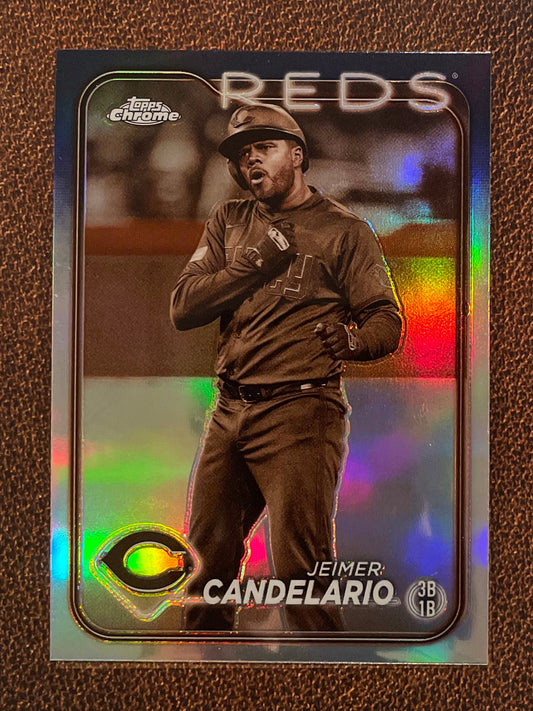 Jeimer Candelario - 2024 Topps Chrome - Sepia Refractor - Reds