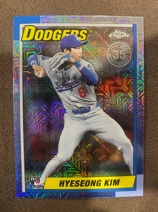 Hyeseong Kim - 2025 Topps Update - 1990 Mojo Refractor - Dodgers