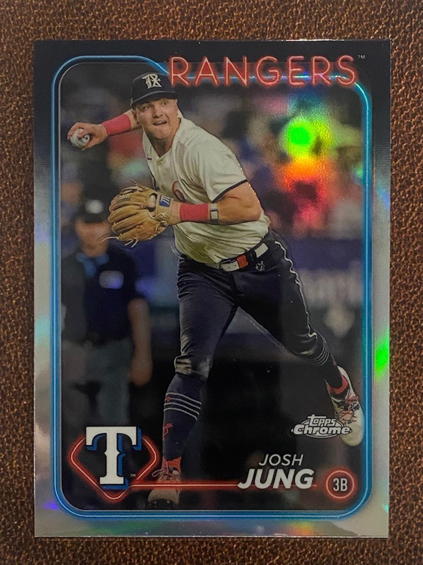 Josh Jung - 2024 Topps Chrome - Refractor - Rangers