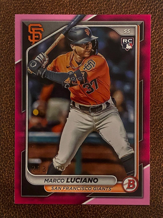 Marco Luciano - 2024 Bowman - Pink /299 - Giants