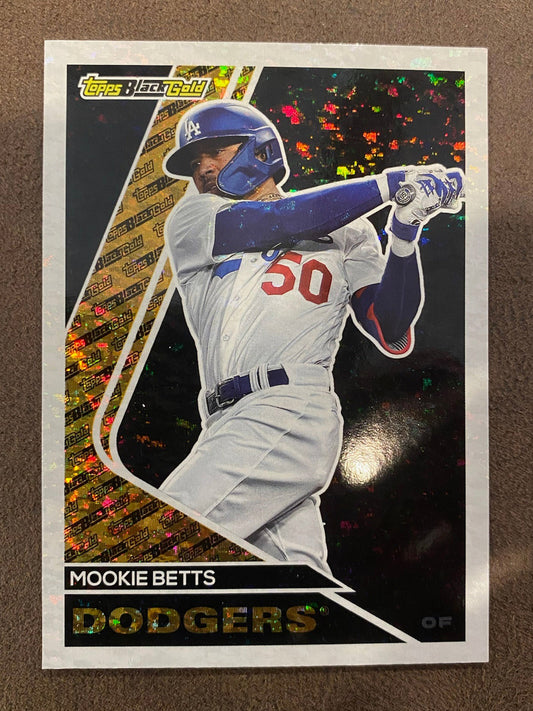 Mookie Betts - 2023 Topps Update - Black Gold - Dodgers