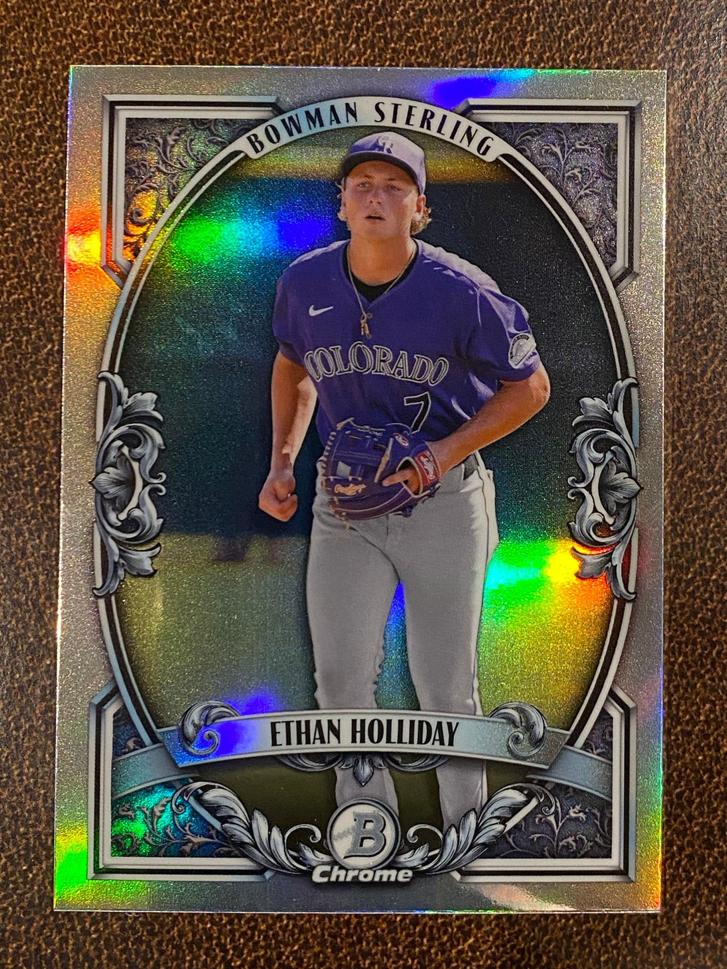 Ethan Holliday - 2026 Bowman - Bowman Sterling Insert - Rockies