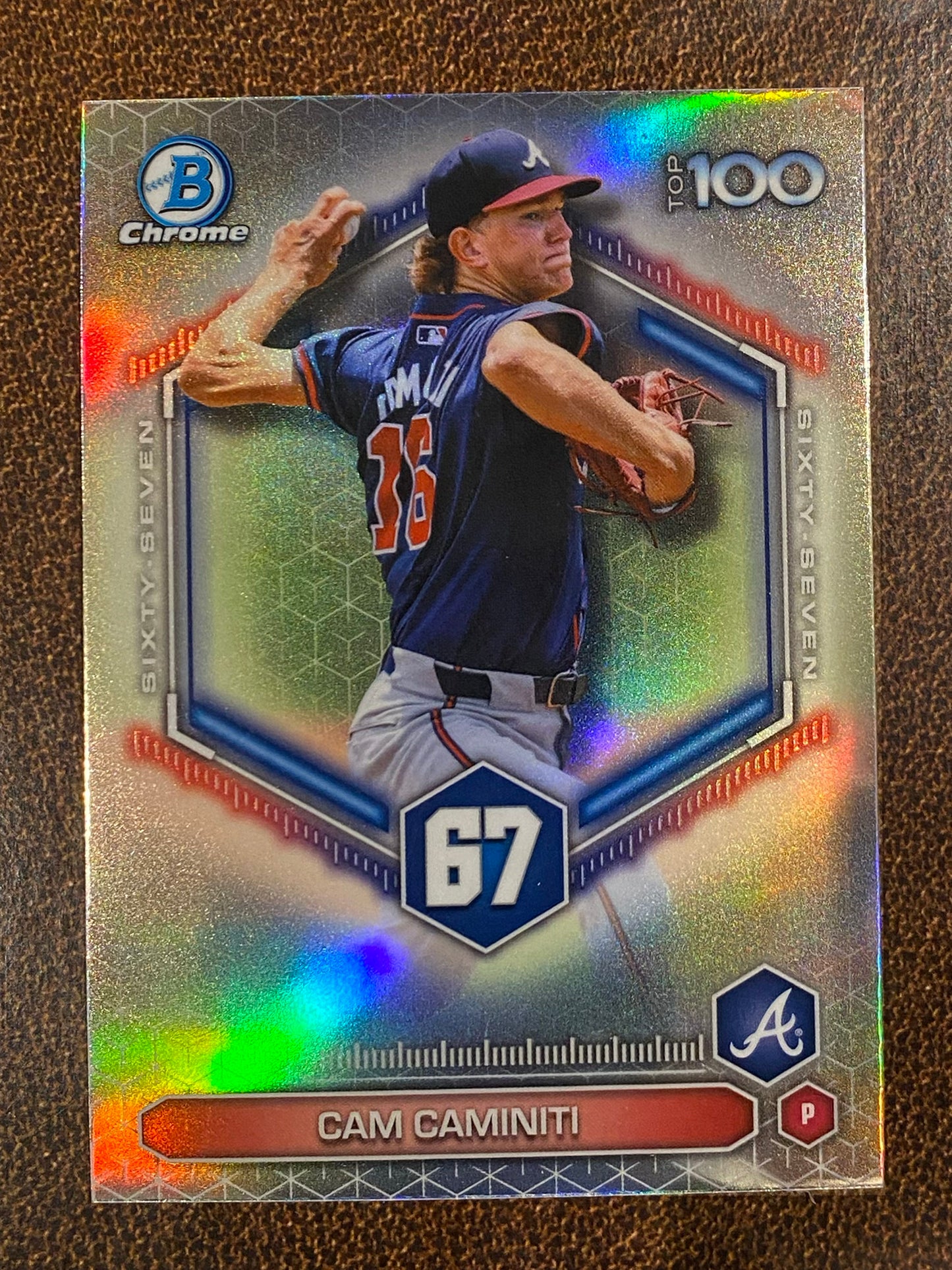 Cam Caminiti - 2026 Bowman - Scouts Top 100 Insert - Braves