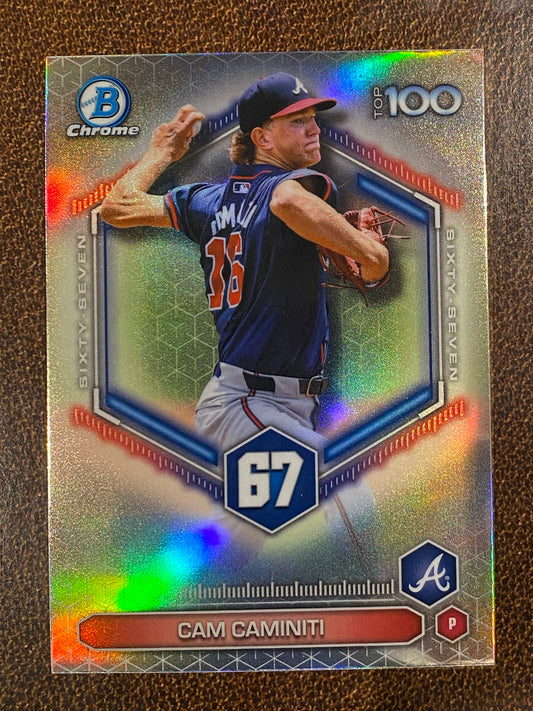 Cam Caminiti - 2026 Bowman - Scouts Top 100 Insert - Braves