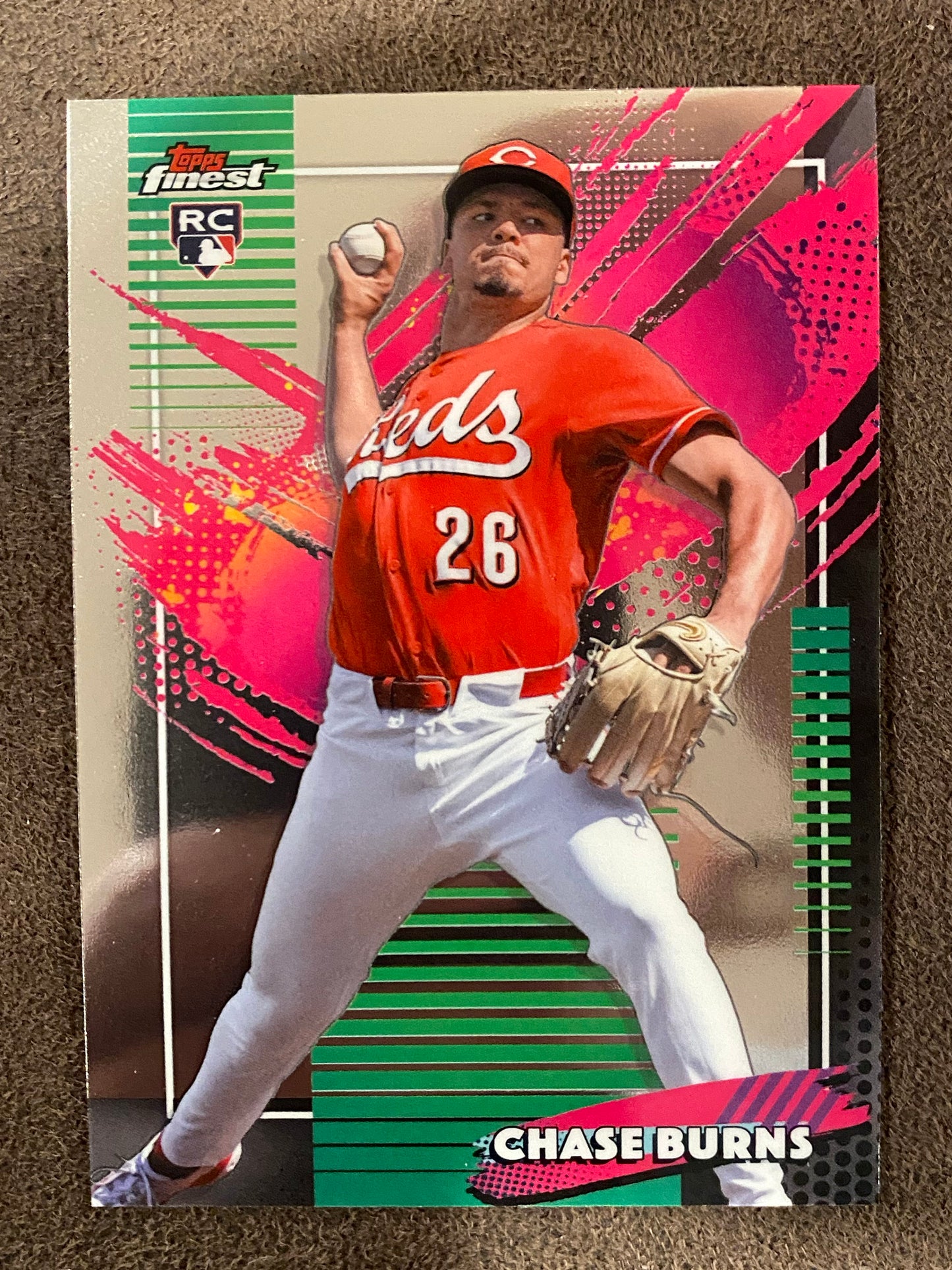 Chase Burns - 2026 Topps Finest - Rare Rookie - Reds