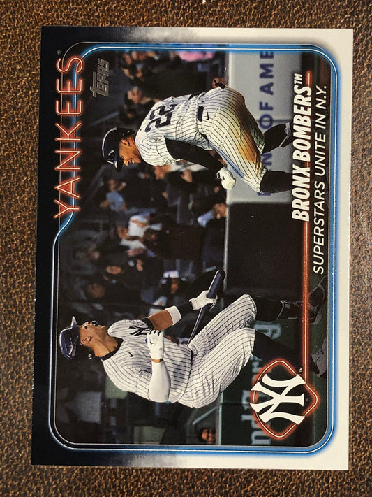 Aaron Judge / Juan Soto - 2024 Topps Update - Base - Yankees