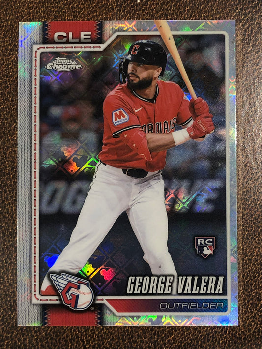 George Valera - 2026 Topps Chrome Logofractor - Base Logofractor - Guardians