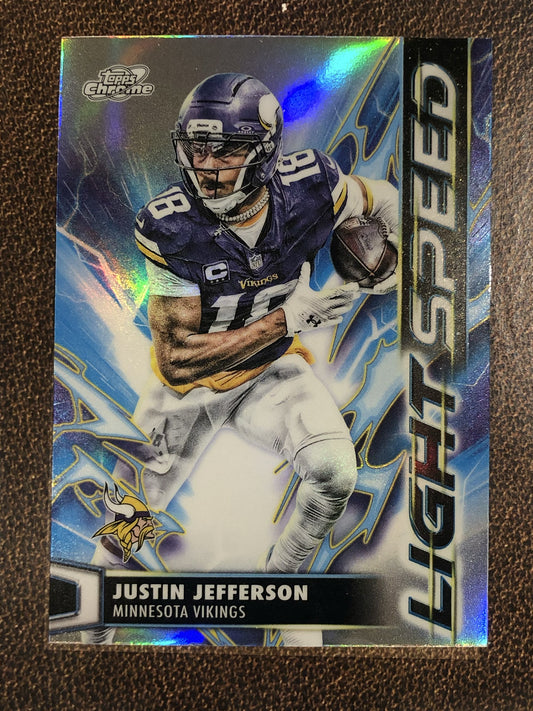 Justin Jefferson - 2025 Topps Chrome Cosmic - Lightspeed - Vikings