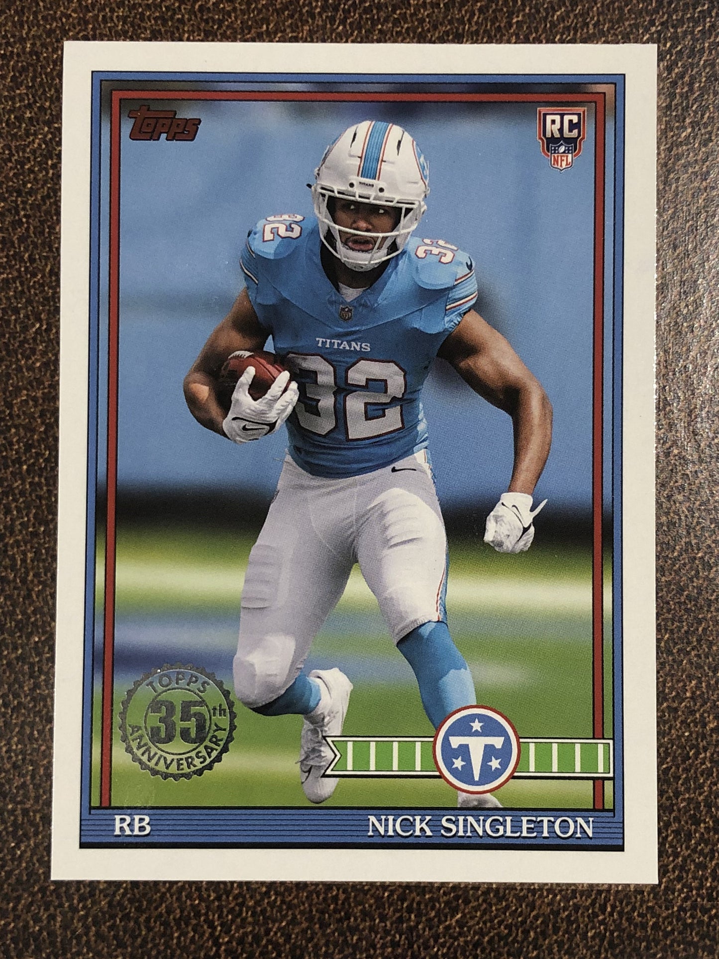Nick Singleton - 2026 Topps Flagship - 1991 Insert - Titans