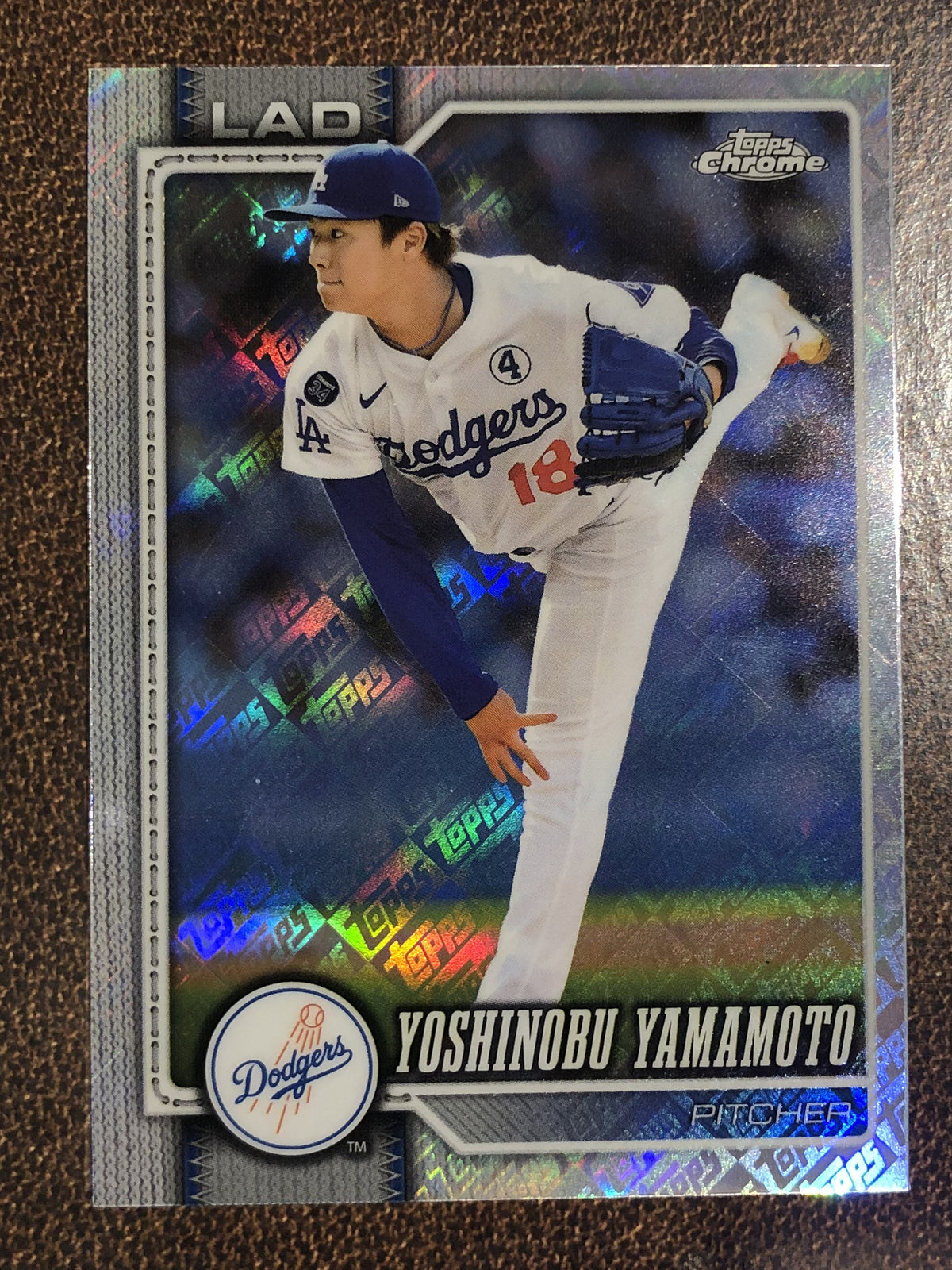 Yoshinobu Yamamoto - 2026 Topps Chrome - Fanatics Topps Foil - Dodgers