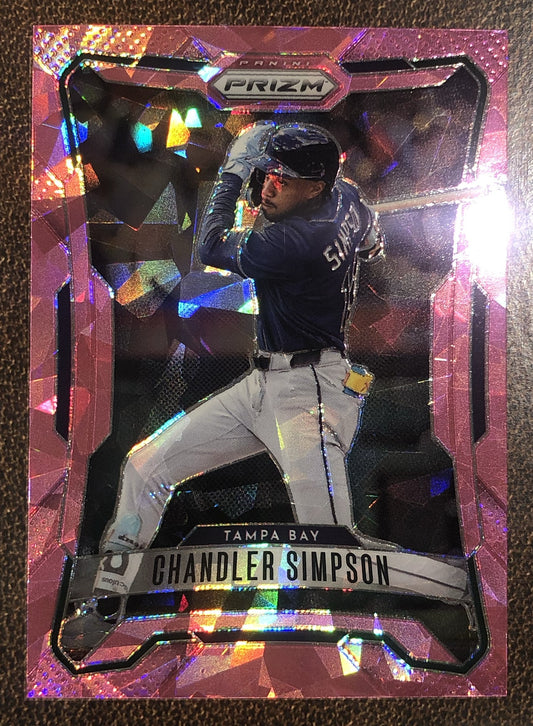Chandler Simpson - 2026 Panini Prizm - Pink Ice - Rays
