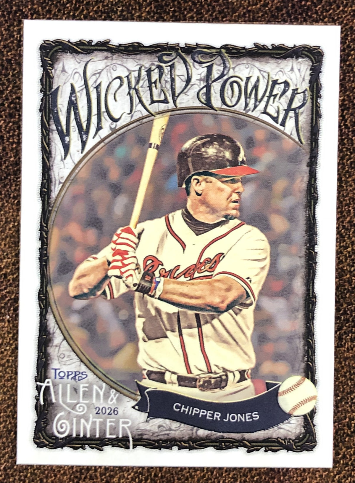 Chipper Jones - 2026 Topps Allen & Ginter - Wicked Power Insert - Braves