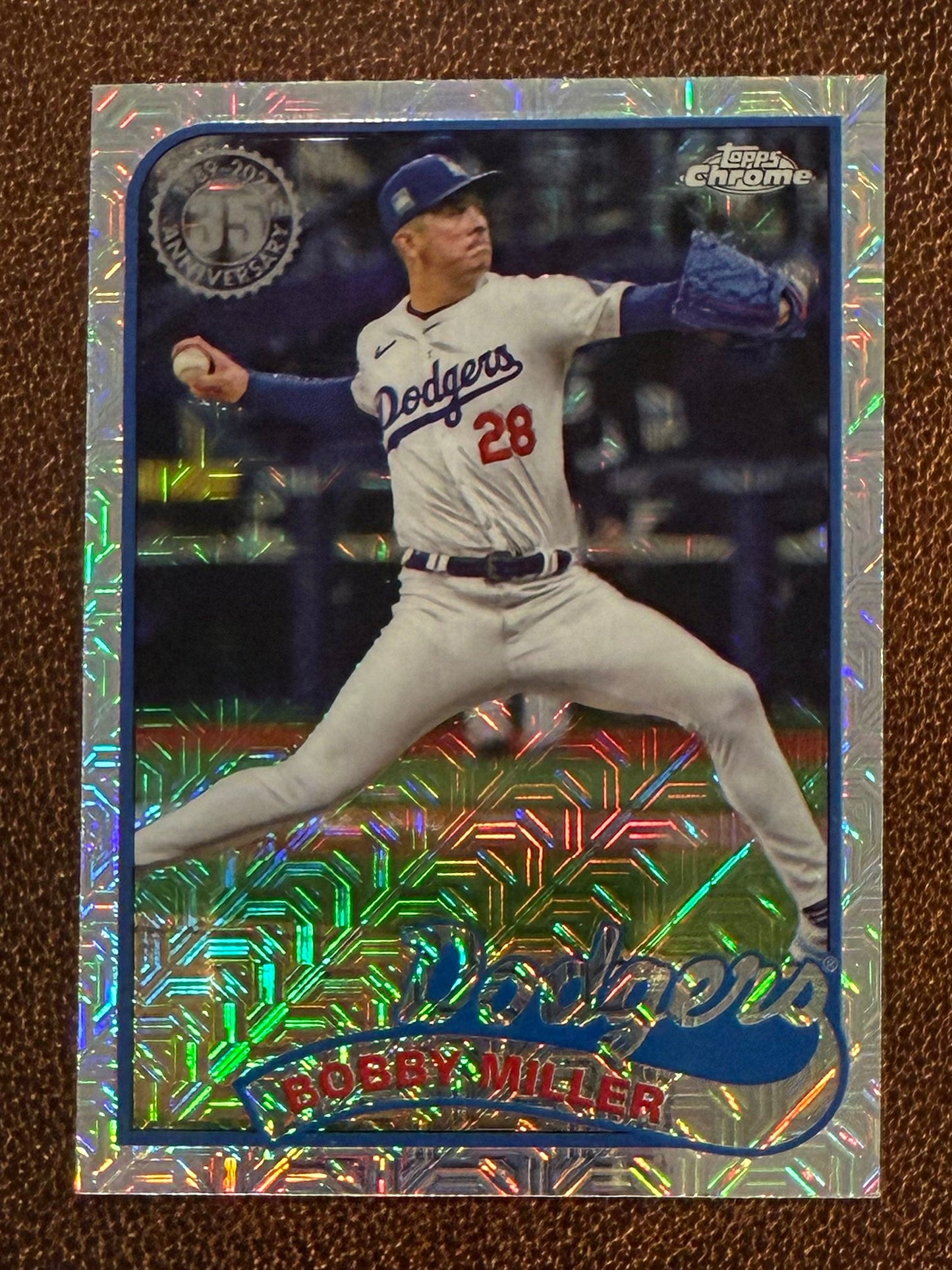 Bobby Miller - 2024 Topps Update - Silver Pack Mojo Refractor - Dodgers