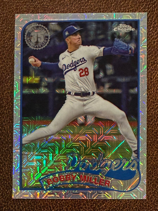 Bobby Miller - 2024 Topps Update - Silver Pack Mojo Refractor - Dodgers