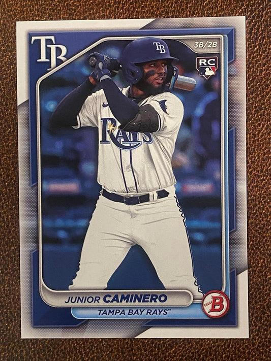 Junior Caminero - 2024 Bowman - Base Paper - Rays