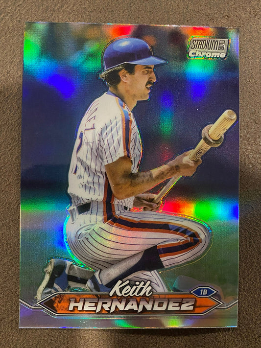 Keith Hernandez - 2024 Topps Stadium Club - Refractor - Mets