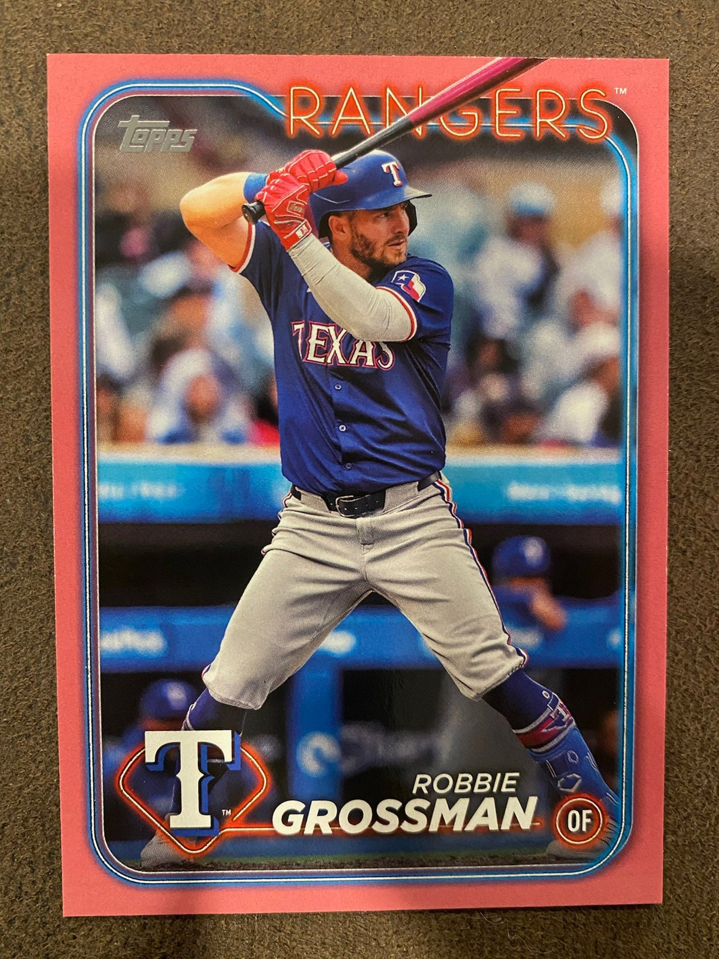 Robbie Grossman - 2024 Topps Update - Mother's Day Parallel /50 - Rangers