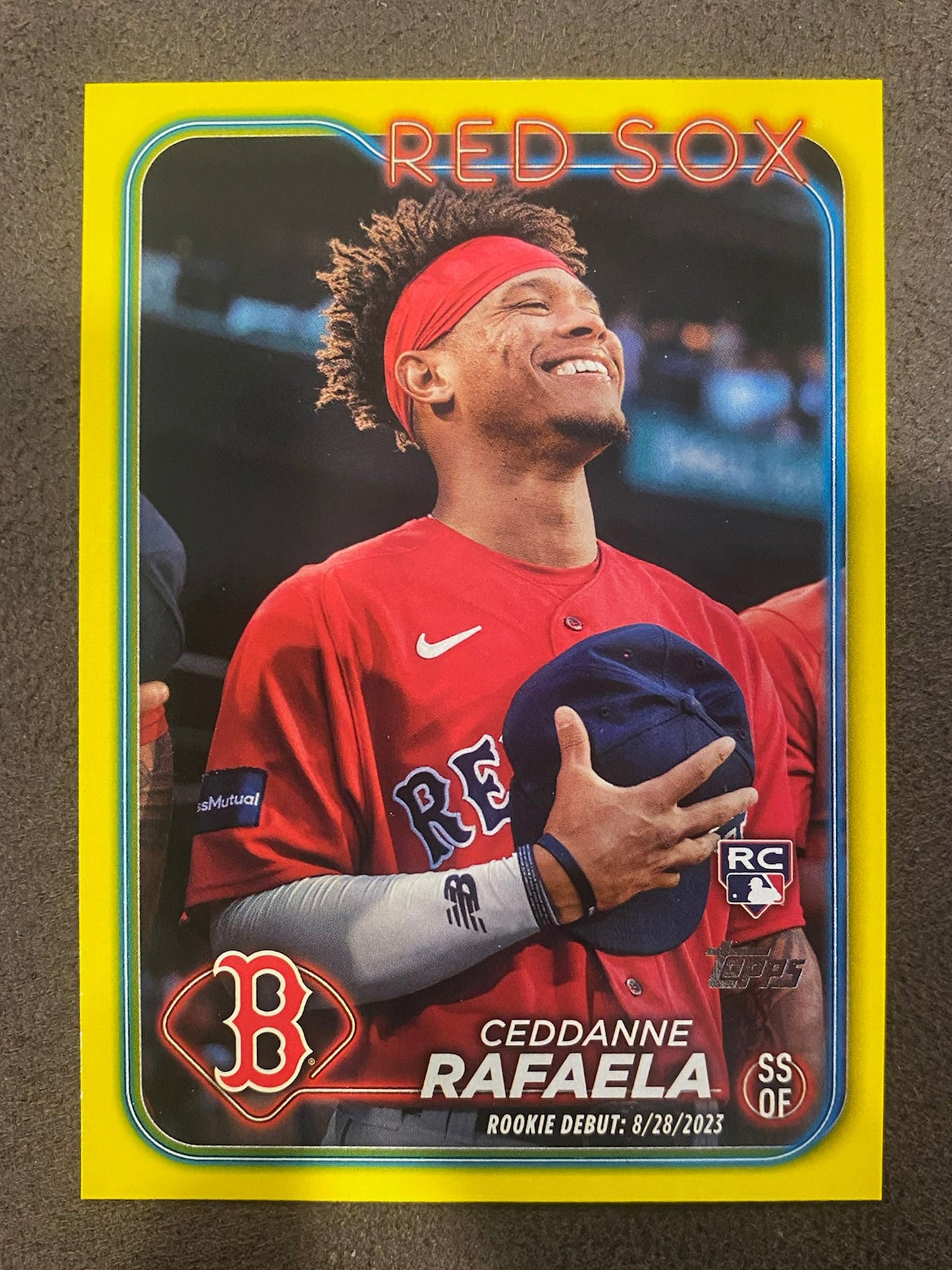 Ceddanne Rafaela - 2024 Topps Update - Yellow - Red Sox