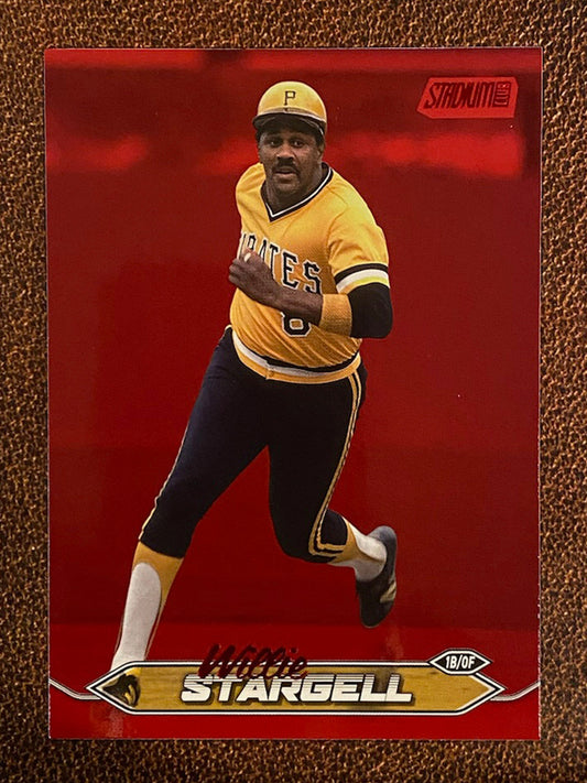 Willie Stargell - 2024 Topps Stadium Club - Red Foil - Pirates