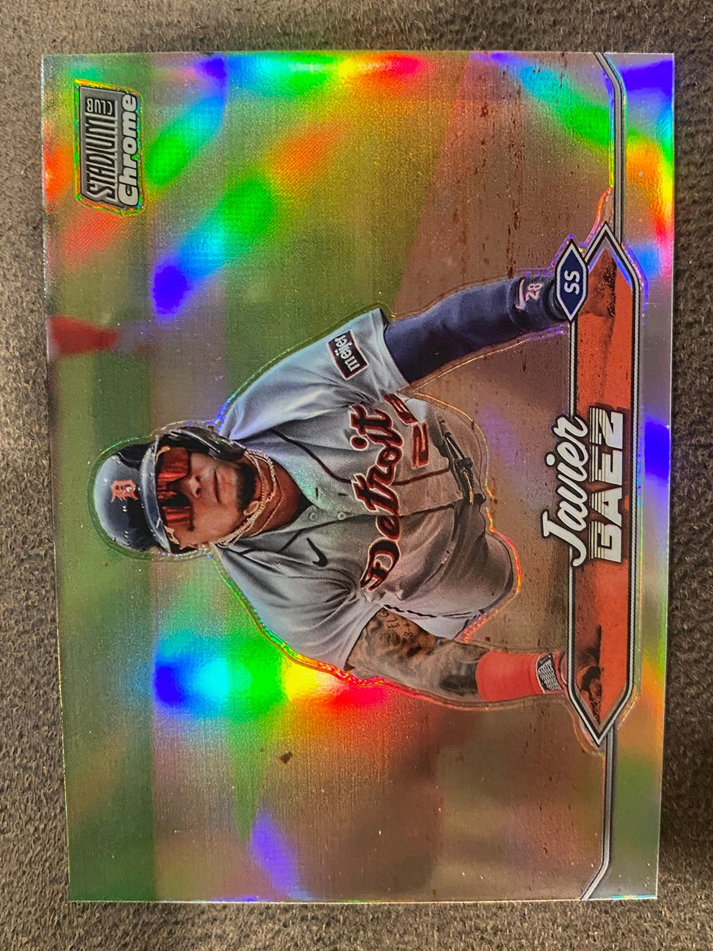Javier Baez -  2024 Topps Stadium Club - Refractor - Tigers