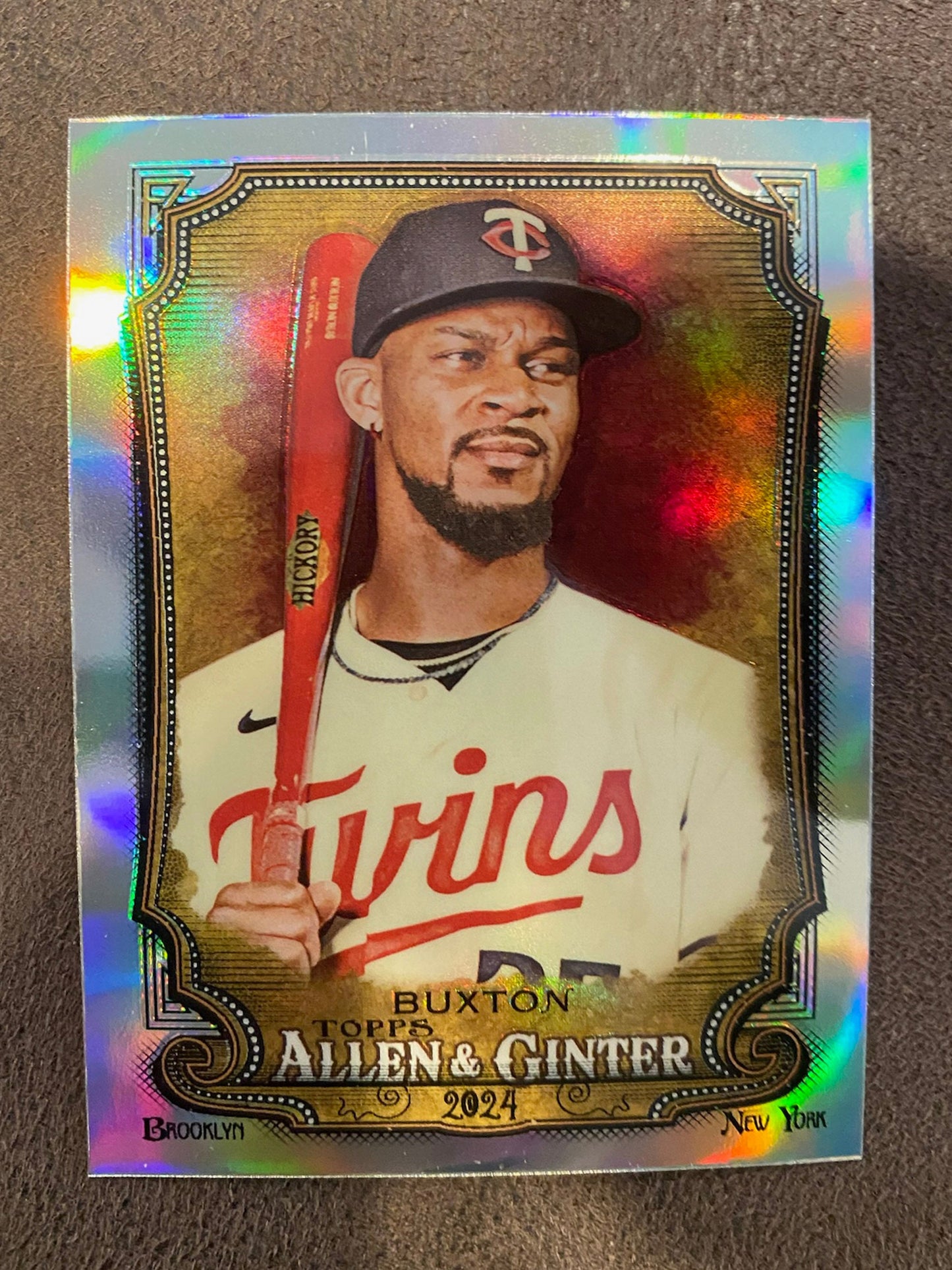 Byron Buxton - 2024  Allen and Ginter - Chrome Refractor - Twins