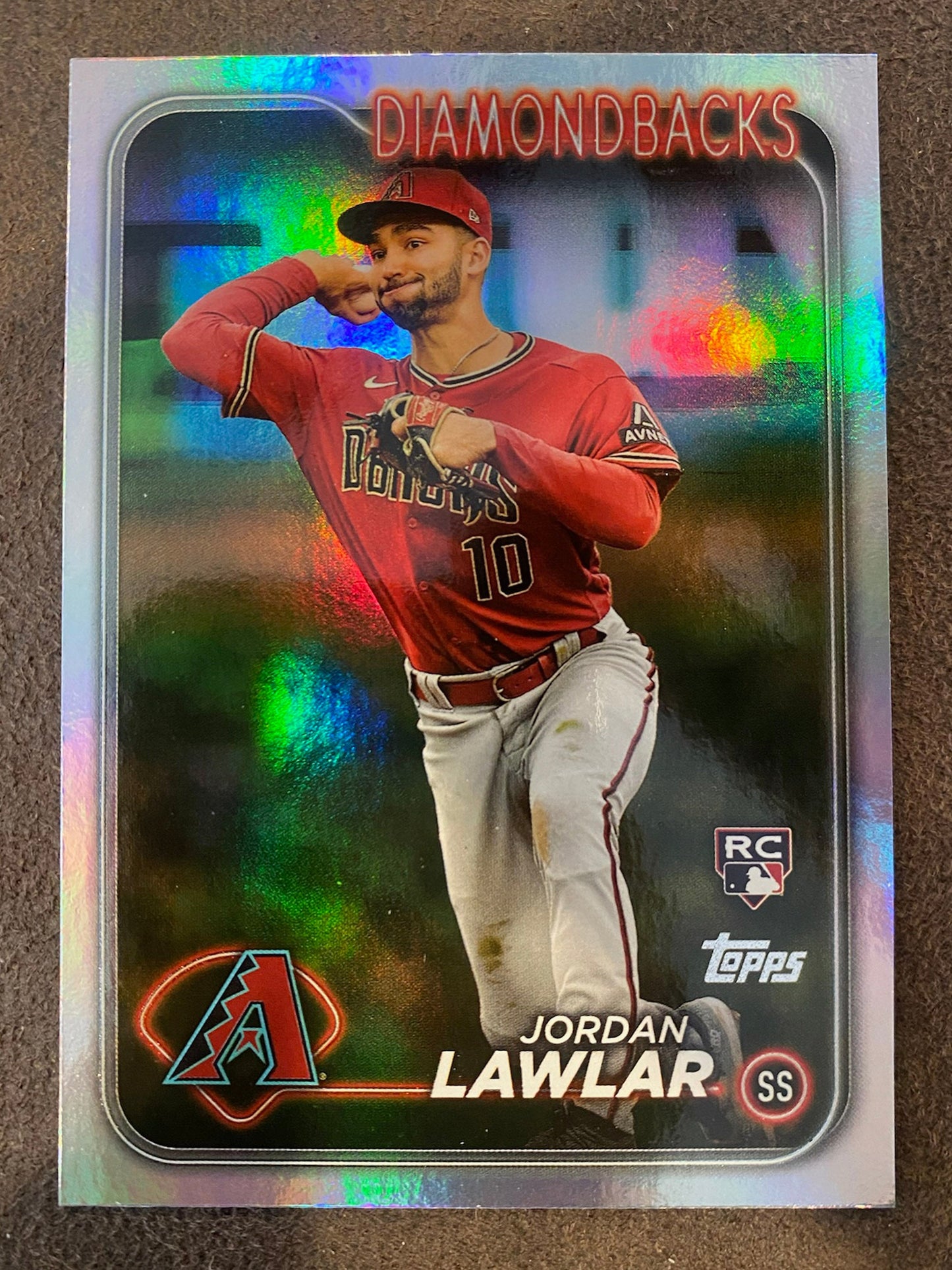 Jordan Lawlar - 2024 Topps Series 2 - Rainbow Foil - Diamondbacks
