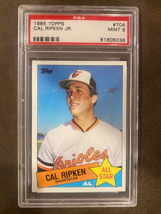 Cal Ripken - 1985 Topps All Star - #704 (PSA 9) - Orioles