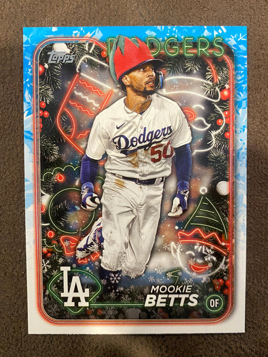 Mookie Betts - 2024 Topps Holiday - SP - Dodgers