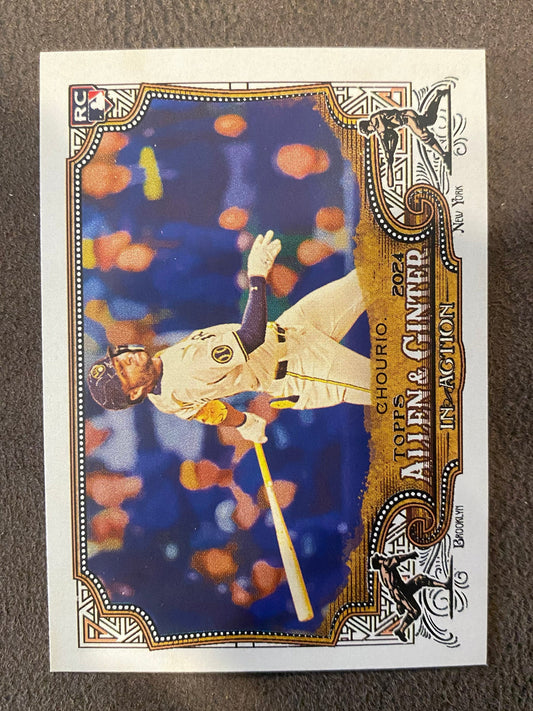 Jackson Chourio - 2024 Allen and Ginter - In Action SP - Brewers