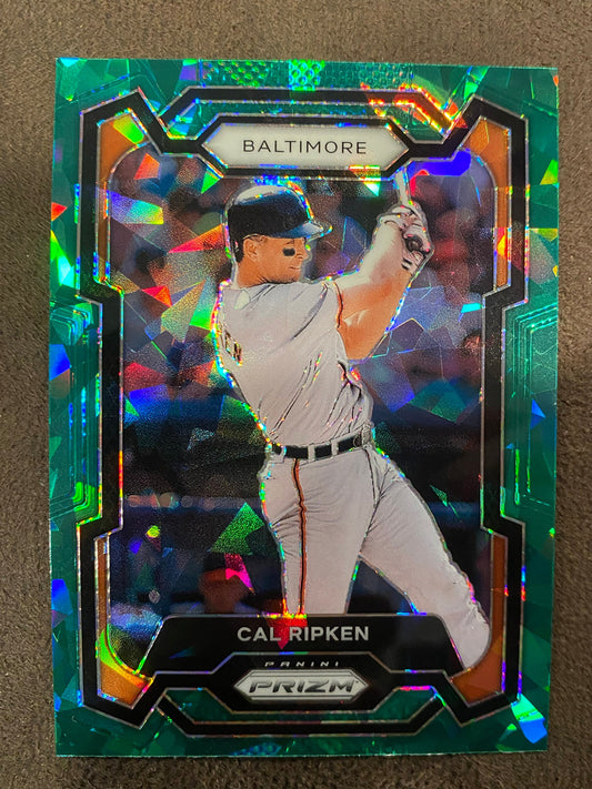 Cal Ripken - 2024 Panini Prizm - Green Ice - Orioles