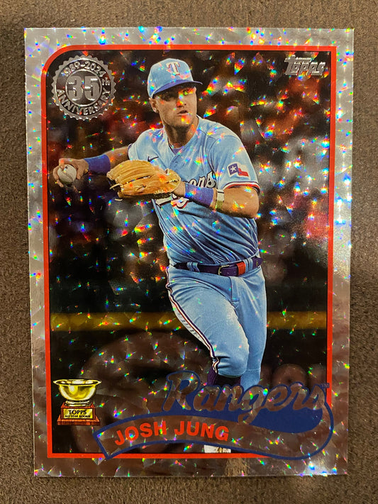 Josh Jung - 2024 Topps Series 2 - 1989 Silver Foilboards - Rangers