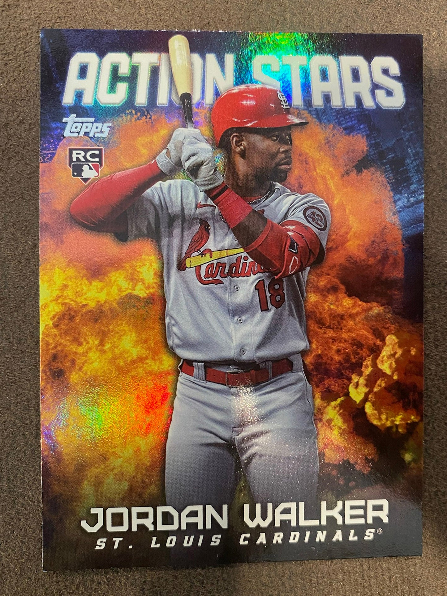 Jordan Walker - 2023 Topps Update - Action Stars - Cardinals