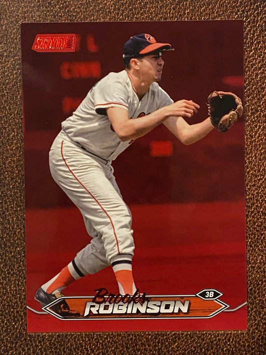 Brooks Robinson - 2024 Topps Stadium Club - Red Foil - Orioles