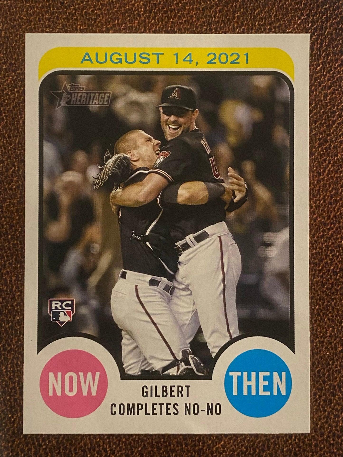 Tyler Gilbert - 2022 Topps Heritage High Number - Now & Then - Diamondbacks