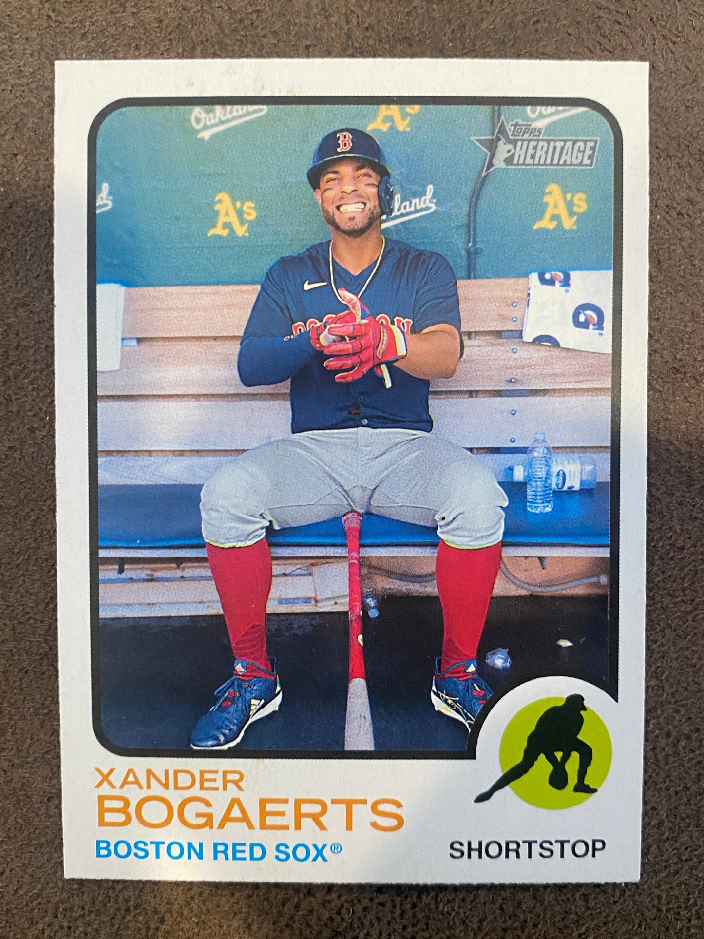 Xander Bogaerts - 2022 Topps Heritage High Number - Image Variation - Red Sox
