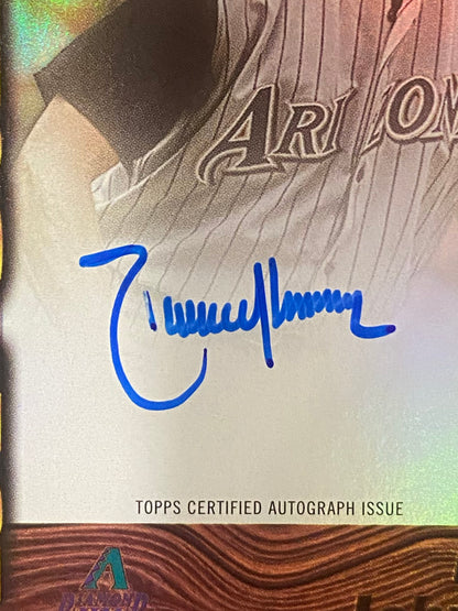 Randy Johnson - 2024 Topps Archives - At the Break Blue Foilboard AUTO 16/25 - Diamondbacks