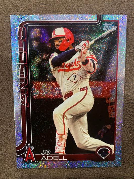 Jo Adell - 2025 Topps Series 1 - Sand Glitter Parallel - Angels