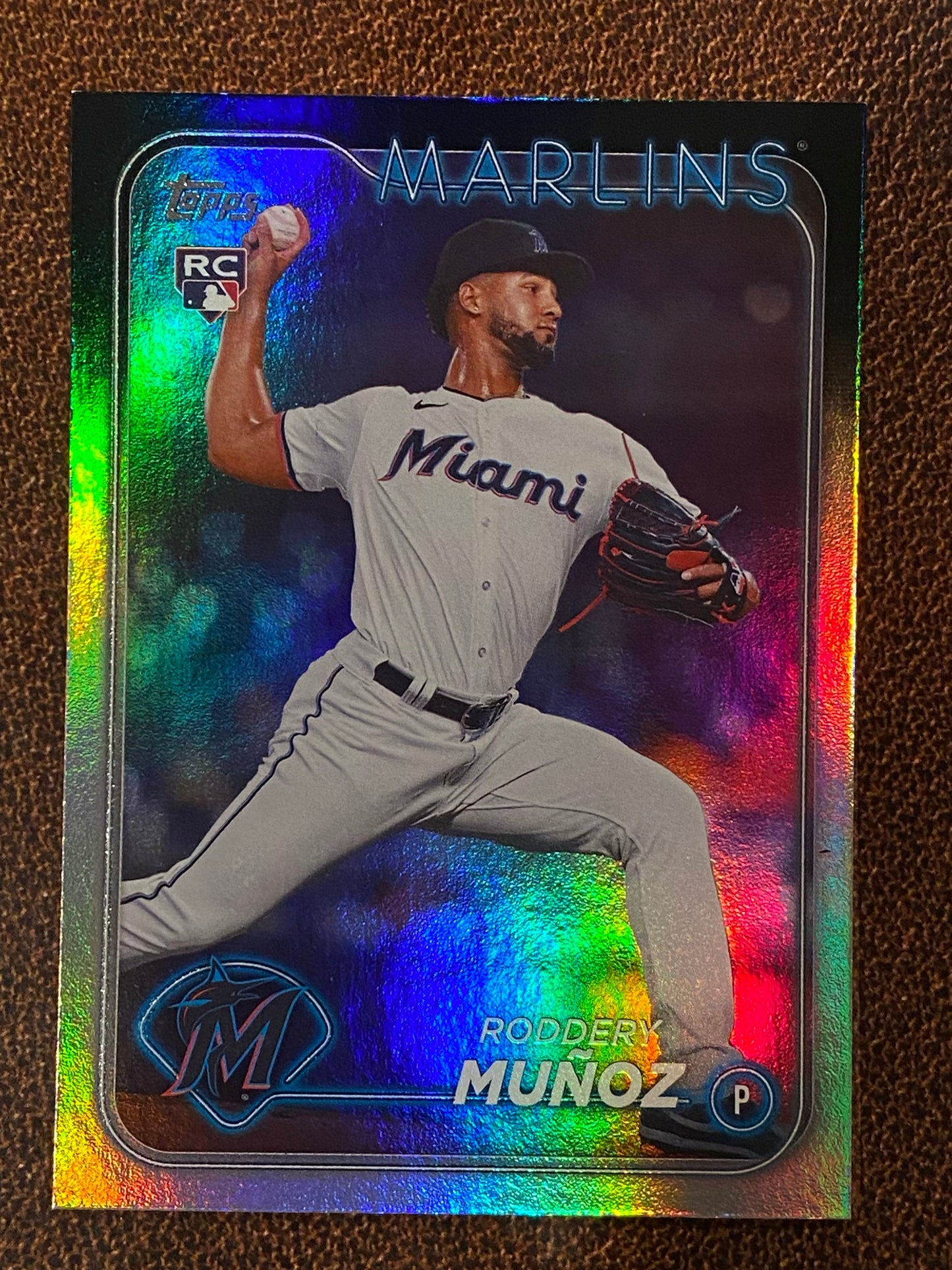 Roddery Munoz - 2024 Topps Update - Rainbow Foil - Marlins