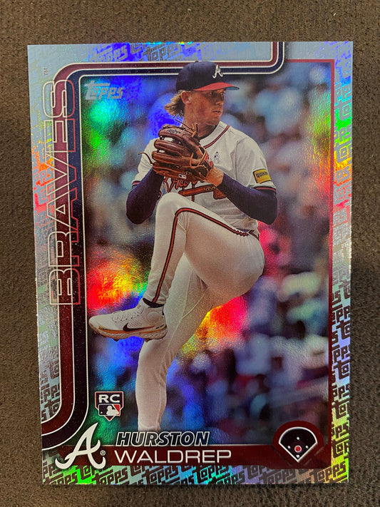 Hurston Waldrep - 2025 Topps Series 1 - Topps Foil Border - Braves