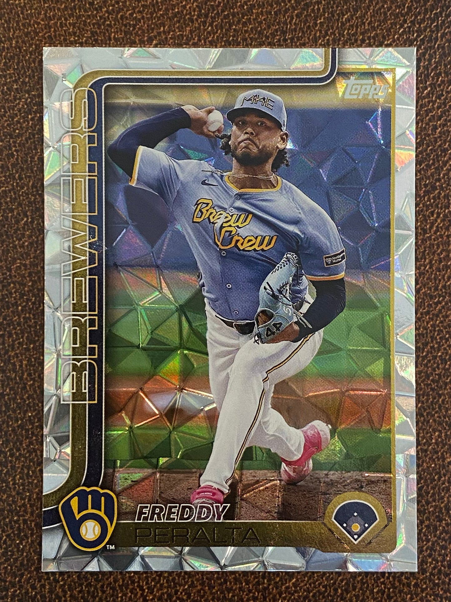 Freddy Peralta - 2025 Topps Series 1 - Diamante - Brewers