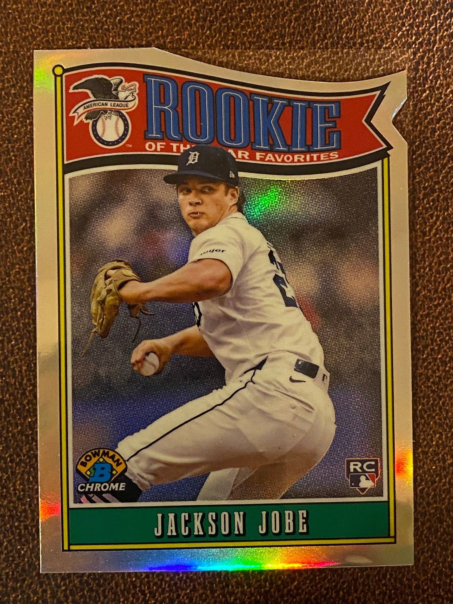 Jackson Jobe - 2025 Bowman - Rookie of the Year Favorites - Tigers