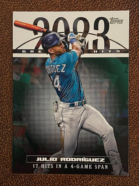 Julio Rodríguez - 2024 Topps Series 1 - Greatest Hits - Mariners