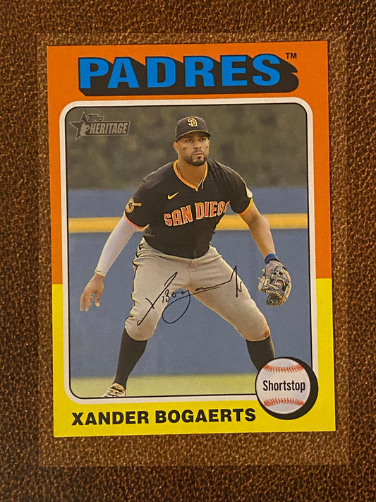 Xander Bogaerts - 2024 Topps Heritage - Mini - Padres